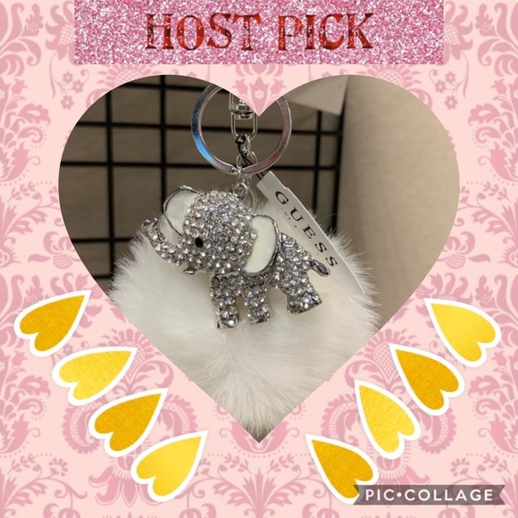 ✨HP X2💫Elephant Pom Keychain✨ - Picture 2 of 7